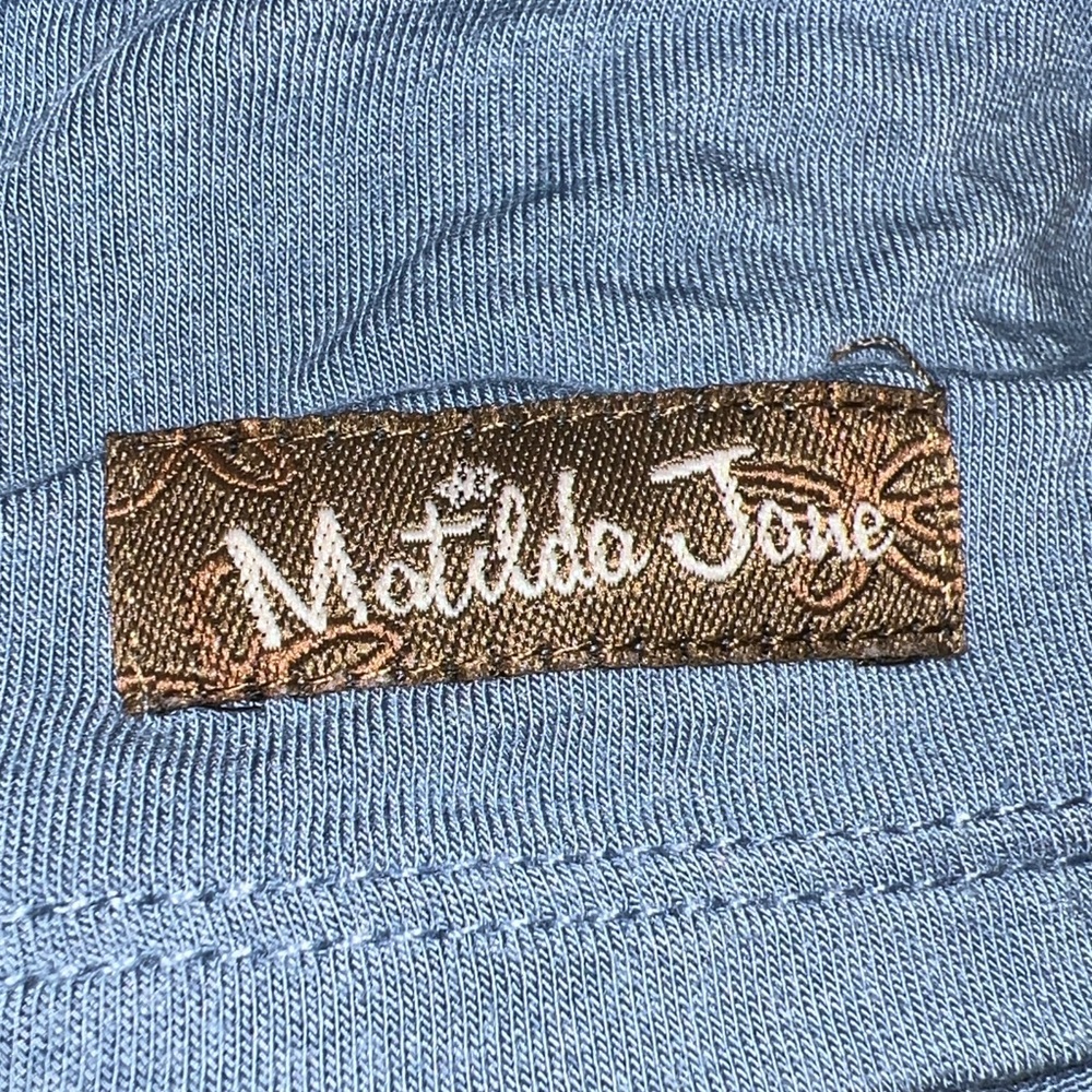 Matilda Jane Just Imagine Halle Ruffle Tank Top Sz. Medium blue - Picture 4 of 5